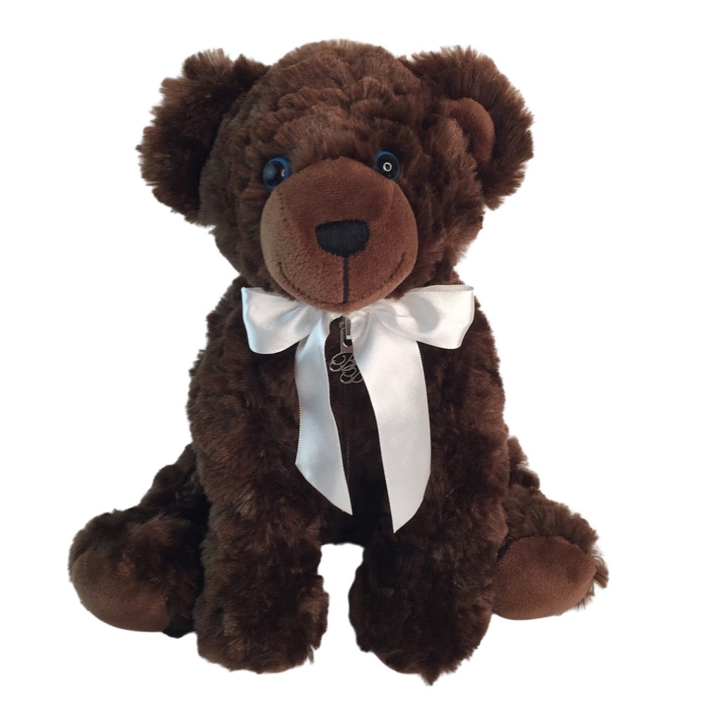 Ben Bridge Benny Bear XXXII 2018 9" Brown‎ Plush Teddy Bear Hidden Zipper Pouch